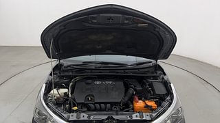 Used 2015 Toyota Corolla Altis [2014-2017] G Petrol Petrol Manual engine ENGINE & BONNET OPEN FRONT VIEW