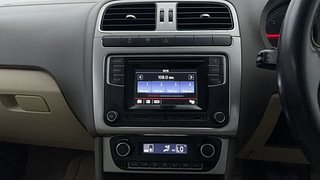 Used 2016 volkswagen Vento 1.5L Highline Diesel AT Diesel Automatic interior MUSIC SYSTEM & AC CONTROL VIEW