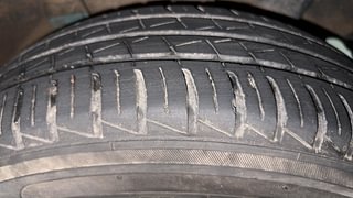Used 2022 Hyundai Grand i10 Nios Sportz 1.2 Kappa VTVT CNG Petrol+cng Manual tyres LEFT REAR TYRE TREAD VIEW