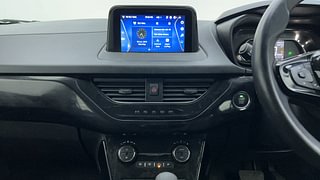 Used 2023 tata Nexon XZA+  1.2l LUXS Dark Edition Petrol AT Petrol Automatic interior MUSIC SYSTEM & AC CONTROL VIEW