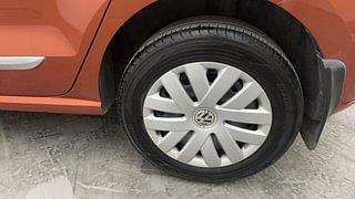Used 2016 Volkswagen Polo [2015-2019] Comfortline 1.2L (P) Petrol Manual tyres LEFT REAR TYRE RIM VIEW