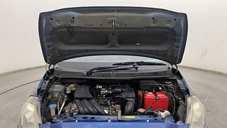 Used 2016 Datsun GO [2014-2019] T Petrol Manual engine ENGINE & BONNET OPEN FRONT VIEW