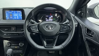 Used 2023 tata Nexon XZA+  1.2l LUXS Dark Edition Petrol AT Petrol Automatic interior STEERING VIEW