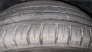 Used 2021 mg-motors Hector 1.5 Sharp Petrol Turbo DCT dual tone Petrol Automatic tyres RIGHT REAR TYRE TREAD VIEW