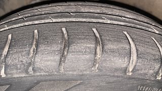 Used 2018 Hyundai Eon [2011-2018] Magna + Petrol Manual tyres LEFT FRONT TYRE TREAD VIEW