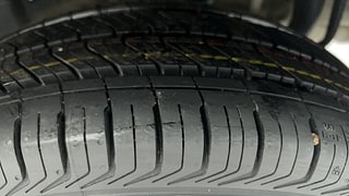 Used 2023 Tata Tigor Revotron XZ+ CNG Petrol+cng Manual tyres LEFT REAR TYRE TREAD VIEW