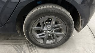 Used 2022 Hyundai Grand i10 Nios Sportz AMT 1.2 Kappa VTVT Petrol Automatic tyres LEFT REAR TYRE RIM VIEW