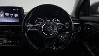 Used 2023 Maruti Suzuki Brezza ZXi S-CNG Dual Tone Petrol+cng Manual interior STEERING VIEW