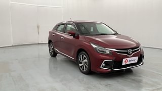 Used 2022 Toyota Glanza V Petrol Manual exterior RIGHT FRONT CORNER VIEW