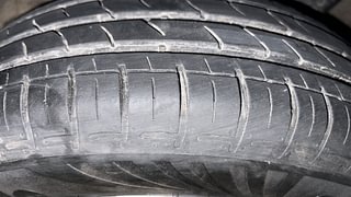 Used 2022 Hyundai Aura S 1.2 CNG Petrol Petrol+cng Manual tyres LEFT REAR TYRE TREAD VIEW