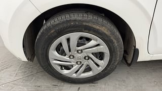 Used 2023 Hyundai Grand i10 Nios Magna AMT 1.2 Kappa VTVT Petrol Automatic tyres LEFT FRONT TYRE RIM VIEW