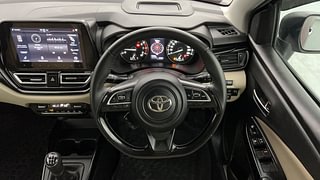 Used 2022 Toyota Glanza V Petrol Manual interior STEERING VIEW
