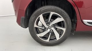 Used 2022 Toyota Glanza V Petrol Manual tyres RIGHT REAR TYRE RIM VIEW