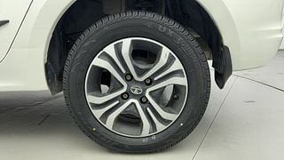 Used 2023 Tata Tigor Revotron XZ+ CNG Petrol+cng Manual tyres LEFT REAR TYRE RIM VIEW
