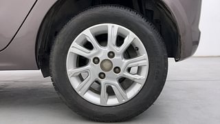 Used 2018 Tata Tiago [2016-2020] Revotron XZA AMT Petrol Automatic tyres LEFT REAR TYRE RIM VIEW