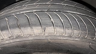 Used 2024 Hyundai Exter SX(O) 1.2 Petrol AMT Petrol Automatic tyres LEFT FRONT TYRE TREAD VIEW
