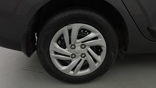 Used 2022 Hyundai Aura S 1.2 CNG Petrol Petrol+cng Manual tyres RIGHT REAR TYRE RIM VIEW