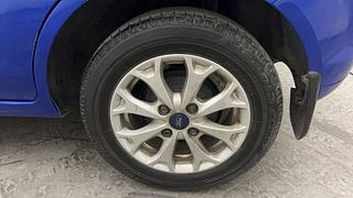 Used 2014 Ford Figo [2010-2015] Duratec Petrol Titanium 1.2 Petrol Manual tyres LEFT REAR TYRE RIM VIEW
