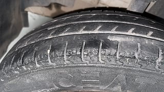 Used 2017 Renault Kwid [2015-2019] 1.0 RXL AMT Petrol Automatic tyres LEFT FRONT TYRE TREAD VIEW
