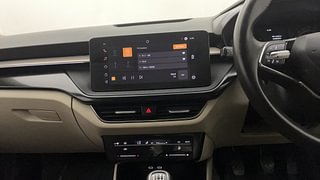 Used 2022 Skoda Slavia Ambition 1.0L TSI MT Petrol Manual interior MUSIC SYSTEM & AC CONTROL VIEW