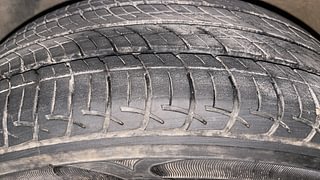 Used 2022 Volkswagen Vento Highline 1.0L TSI Petrol Manual tyres LEFT FRONT TYRE TREAD VIEW