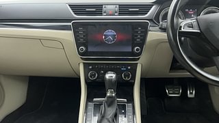 Used 2020 Skoda Superb L&K TSI AT Petrol Automatic interior MUSIC SYSTEM & AC CONTROL VIEW