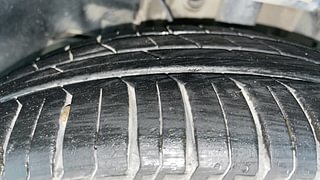 Used 2021 Tata Tiago Revotron XZ Plus Petrol Manual tyres LEFT FRONT TYRE TREAD VIEW