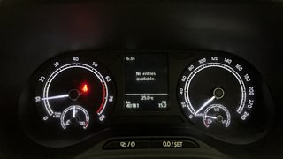 Used 2022 Skoda Slavia Ambition 1.0L TSI MT Petrol Manual interior CLUSTERMETER VIEW