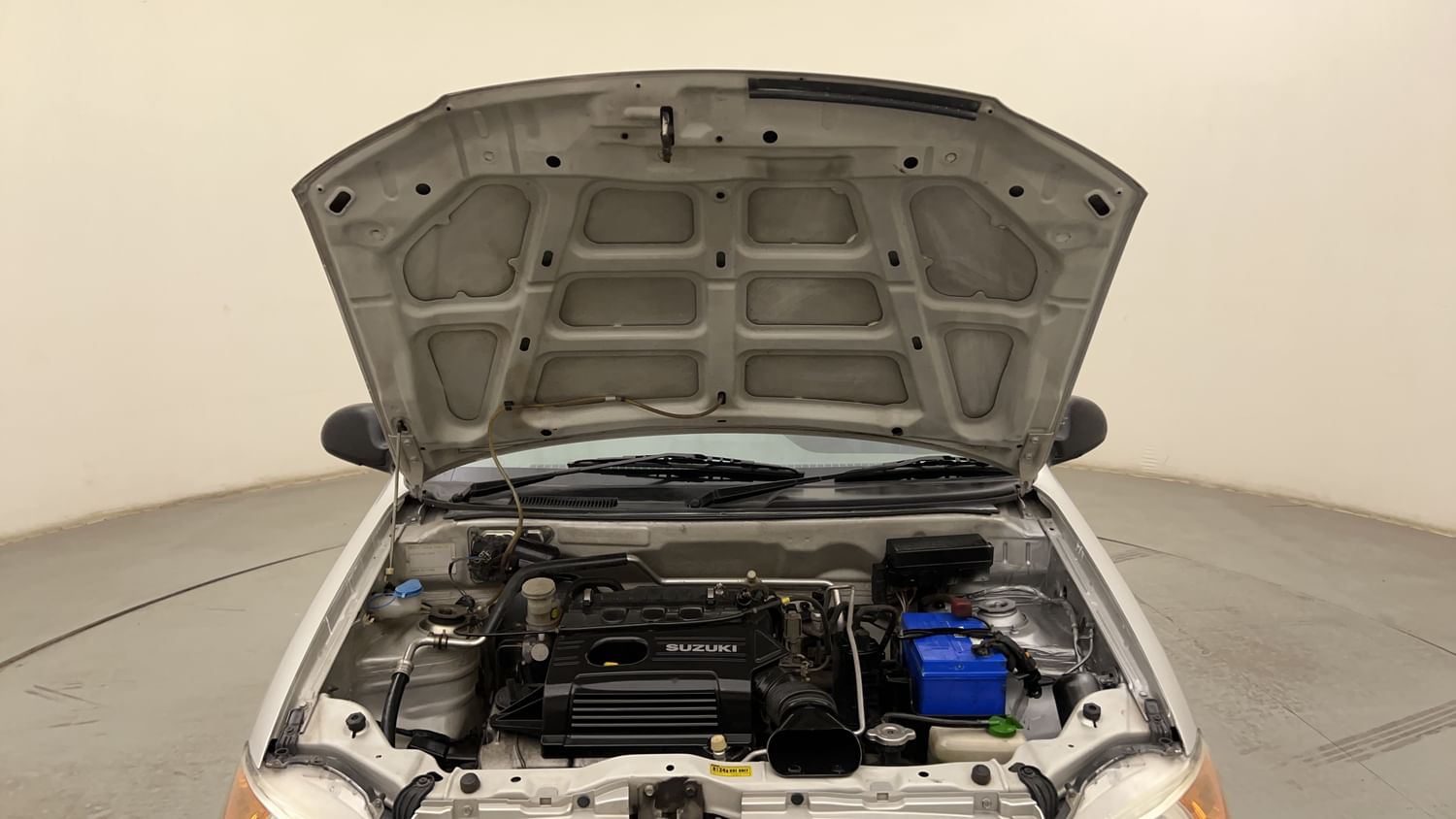 New Maruti Suzuki Alto K10 engine ENGINE & BONNET OPEN FRONT VIEW