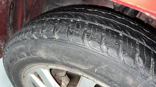 Used 2015 Honda Brio [2011-2016] VX MT Petrol Manual tyres LEFT FRONT TYRE TREAD VIEW