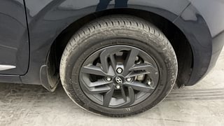 Used 2022 Hyundai Grand i10 Nios Sportz AMT 1.2 Kappa VTVT Petrol Automatic tyres RIGHT FRONT TYRE RIM VIEW