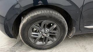 Used 2022 Hyundai Grand i10 Nios Sportz AMT 1.2 Kappa VTVT Petrol Automatic tyres LEFT FRONT TYRE RIM VIEW