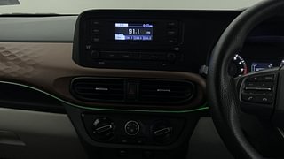 Used 2022 Hyundai Aura S 1.2 CNG Petrol Petrol+cng Manual interior MUSIC SYSTEM & AC CONTROL VIEW