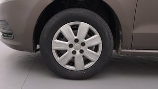 Used 2016 Volkswagen Polo [2015-2019] Trendline 1.2L (P) Petrol Manual tyres LEFT FRONT TYRE RIM VIEW