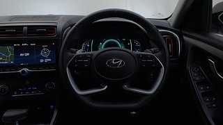 Used 2021 Hyundai Creta SX OPT Turbo DCT Dual Tone Petrol Petrol Automatic interior STEERING VIEW