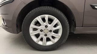 Used 2016 Tata Tiago [2016-2020] Revotorq XZ Diesel Manual tyres LEFT FRONT TYRE RIM VIEW
