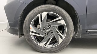 Used 2022 Hyundai New i20 Asta (O) 1.2 MT Petrol Manual tyres LEFT FRONT TYRE RIM VIEW