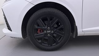 Used 2023 Hyundai Verna SX (O) 1.5 Turbo Petrol DCT Petrol Automatic tyres LEFT FRONT TYRE RIM VIEW