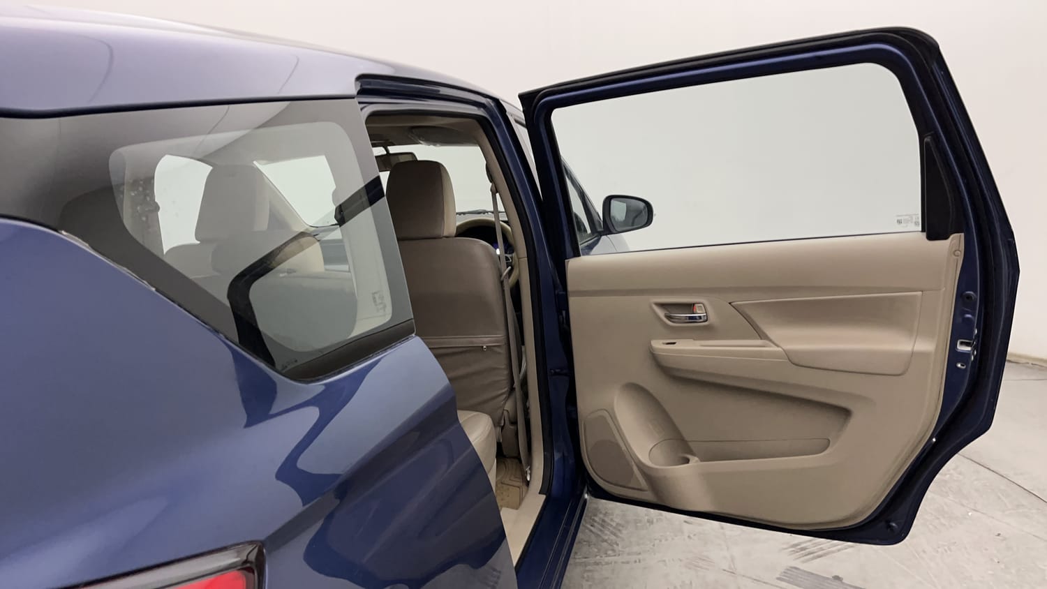 New Toyota Rumion interior RIGHT REAR DOOR OPEN VIEW