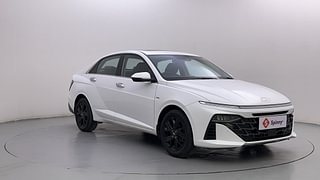 Used 2023 Hyundai Verna SX (O) 1.5 Turbo Petrol DCT Petrol Automatic exterior RIGHT FRONT CORNER VIEW