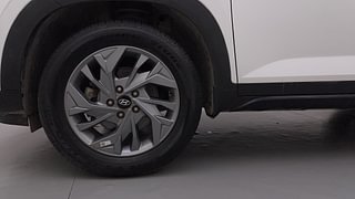 Used 2021 Hyundai Creta SX OPT Turbo DCT Dual Tone Petrol Petrol Automatic tyres LEFT FRONT TYRE RIM VIEW