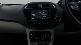Used 2023 Tata Tigor XZ+ Leatherette Pack CNG Petrol+cng Manual interior MUSIC SYSTEM & AC CONTROL VIEW