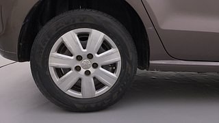 Used 2016 Volkswagen Polo [2015-2019] Trendline 1.2L (P) Petrol Manual tyres RIGHT REAR TYRE RIM VIEW