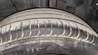Used 2023 Tata Punch Adventure AMT Petrol Automatic tyres LEFT REAR TYRE TREAD VIEW