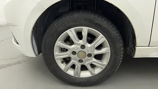 Used 2018 Tata Tiago [2016-2020] Revotron XZ Petrol Manual tyres LEFT FRONT TYRE RIM VIEW