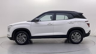 Used 2021 Hyundai Creta SX OPT Turbo DCT Dual Tone Petrol Petrol Automatic exterior LEFT SIDE VIEW