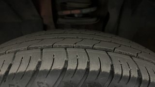 Used 2021 Nissan Magnite XV Premium Turbo CVT (O) Dual Tone Petrol Automatic tyres LEFT FRONT TYRE TREAD VIEW