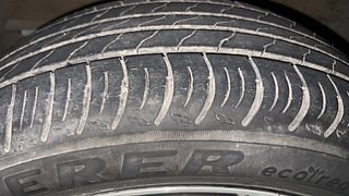 Used 2022 Maruti Suzuki XL6 Alpha Plus Dual Tone MT Petrol Petrol Manual tyres LEFT FRONT TYRE TREAD VIEW