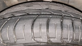 Used 2021 Hyundai Creta SX OPT Turbo DCT Dual Tone Petrol Petrol Automatic tyres LEFT FRONT TYRE TREAD VIEW