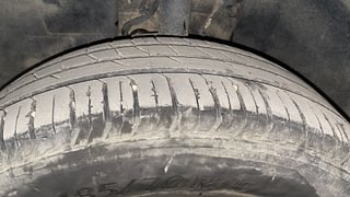 Used 2023 Tata Punch Adventure AMT Petrol Automatic tyres LEFT FRONT TYRE TREAD VIEW
